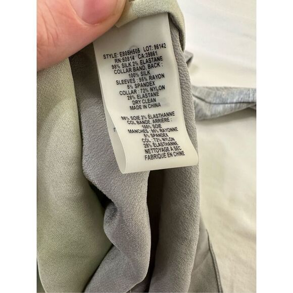 NWT Elie Tahari LEDA Silk BLOUSE Size M - Picture 11 of 11